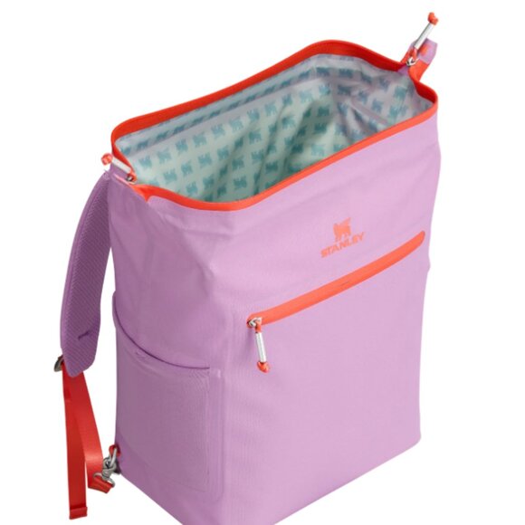 SOLD Stanley The All Day Madeleine Midi Cooler Backpack 20 Can 14.8 QT Lilac - Picture 2 of 8